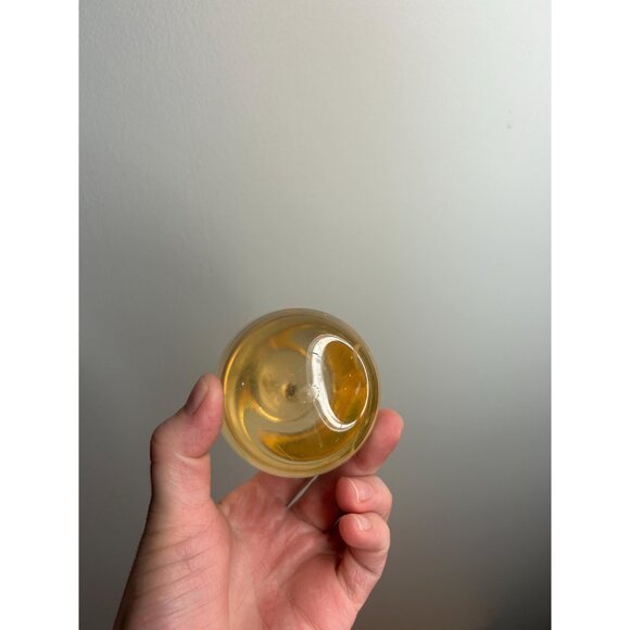 Lucite pear clear fruit vintage decor glows under UV light - Picture 6 of 7